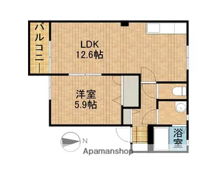 グリシーヌA【2階】の間取り