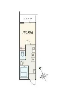 MELLAS相模原II【3階】の間取り