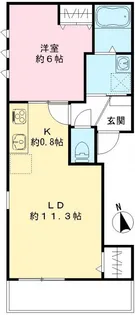 クリサンテーモ【3階】の間取り