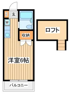オーク玉川学園【2階】の間取り