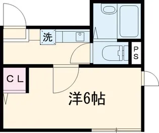 ノーザンロード四ツ木【3階】の間取り