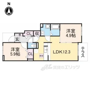 スター池部【1階】の間取り