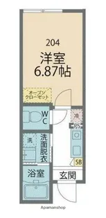 カインドネス吉祥寺通り【2階】の間取り