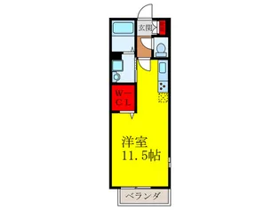 メゾンコンフォ-ト【2階】の間取り