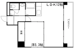 大栄・十二所前レジデンス【10階】の間取り
