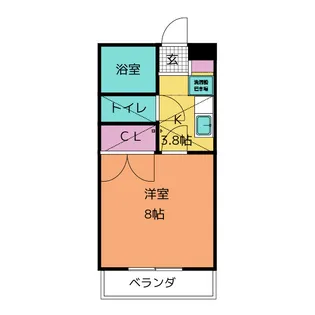なっつ萩ヶ丘【1階】の間取り