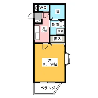 コンフォール金城【2階】の間取り