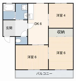 ディアス蔵【2階】の間取り