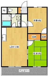 グリーンシティマンション【1階】の間取り