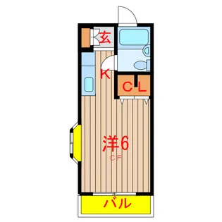 グレートハイツ【2階】の間取り