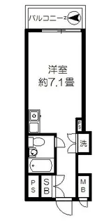 レジデンス上野【4階】の間取り