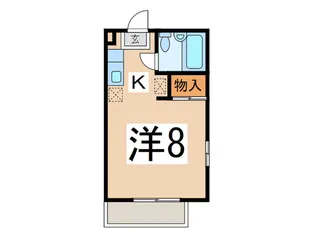 レジデンス弘明寺【1階】の間取り