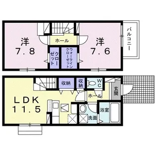 ヴィオラKの間取り