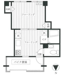 村上マンション【1階】の間取り