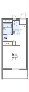 レオパレス光壱番館【3階】の間取り