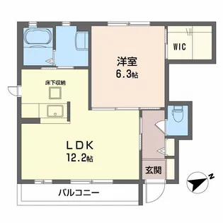 シャーメゾン ペル センプレ【1階】の間取り