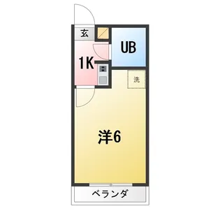 宮田アパート【2階】の間取り