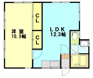 シティノバラ【2階】の間取り