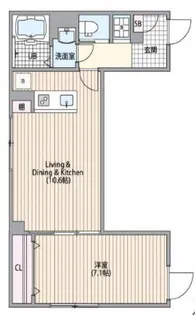 目白19号マンション【1階】の間取り
