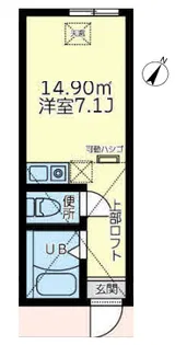 ユナイト新子安プラチナバウム【2階】の間取り