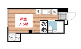 上田ハウス【3階】の間取り