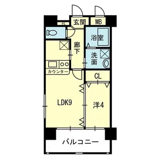 KOHEN No.2ビル【6階】の間取り