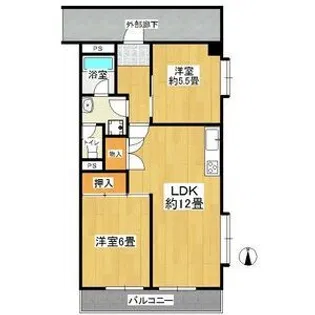 ベルニシキS棟【3階】の間取り