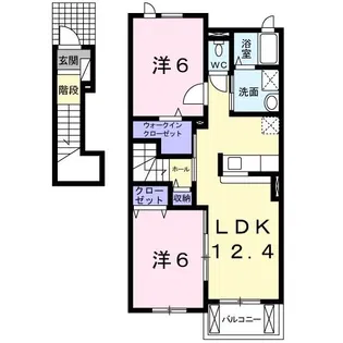 Maison あやたか【2階】の間取り