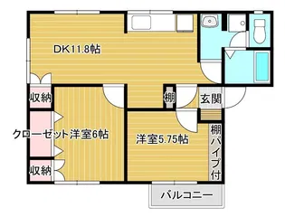 第2まるしげ【2階】の間取り