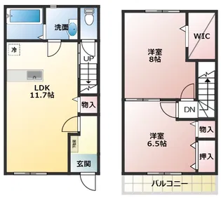 アンソレイエの間取り