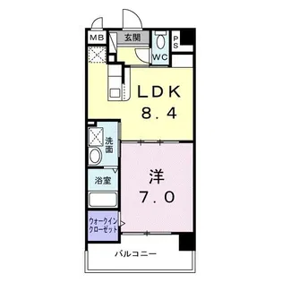 メゾンリープ【3階】の間取り