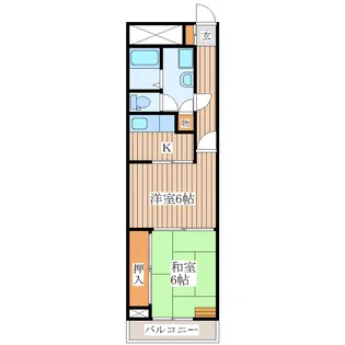 セントラルハイツ【7階】の間取り