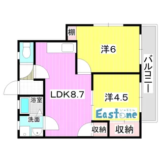 幸栄ビル【4階】の間取り