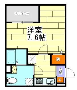ブルーグレイス大正【1階】の間取り