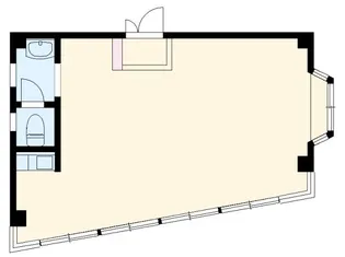 南安倍シズメンビル【2階】の間取り