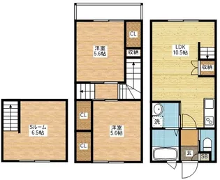 MODERN PALAZZO 戸石Aの間取り