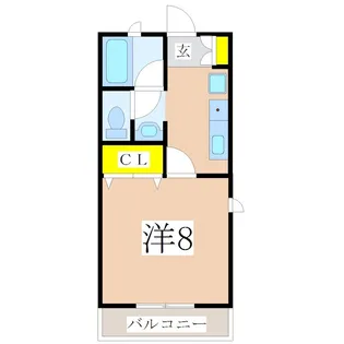 鹿児島県鹿児島市慈眼寺町【アパート】の間取り