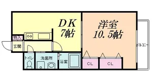プランドールミノル【3階】の間取り
