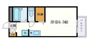 オゼットワールC【1階】の間取り