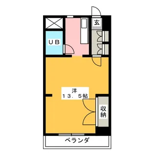 サンプラーザ【4階】の間取り