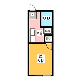 シティハイムマチハタB【1階】の間取り