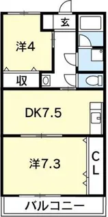 山中ビル【2階】の間取り