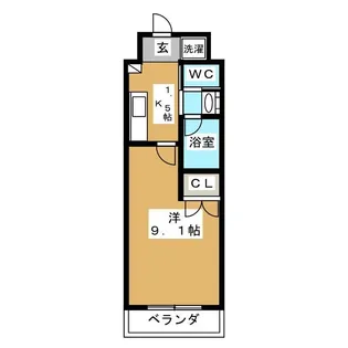 フジマンションコスモ【1階】の間取り