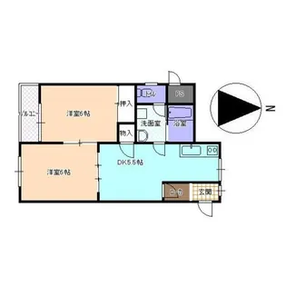 パークハイム木曽坂【3階】の間取り