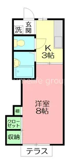 ノースヴィレッジ・イーストサイド【1階】の間取り