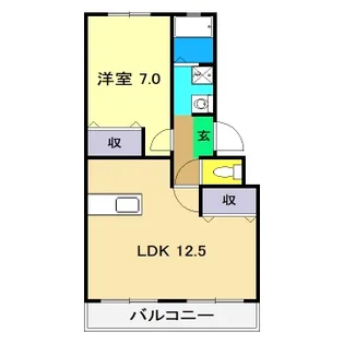 高知県高知市一宮東町1【マンション】の間取り