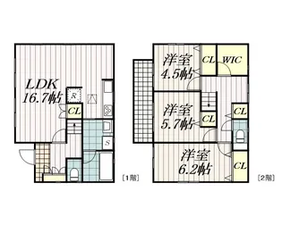 千葉県千葉市稲毛区黒砂4【一戸建】の間取り