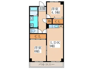エクセル上小阪【7階】の間取り