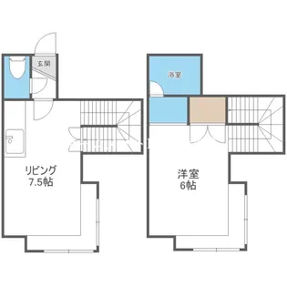 ラポール北28【2階】の間取り