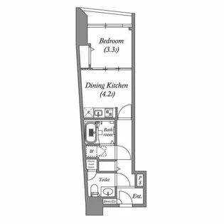 オーパスホームズ三田【4階】の間取り